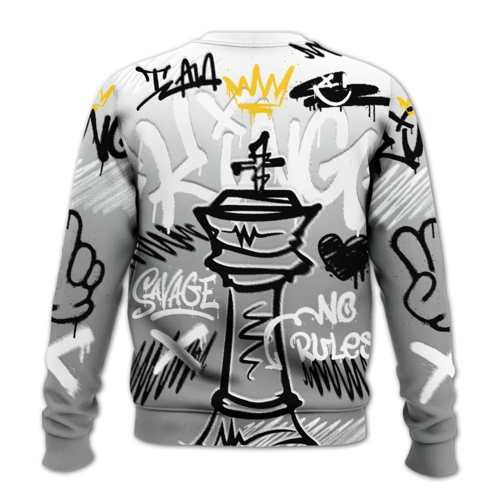 Sweatshirt To Match Retro Stealth 12s - Street King Chess Streetwear All Over Print