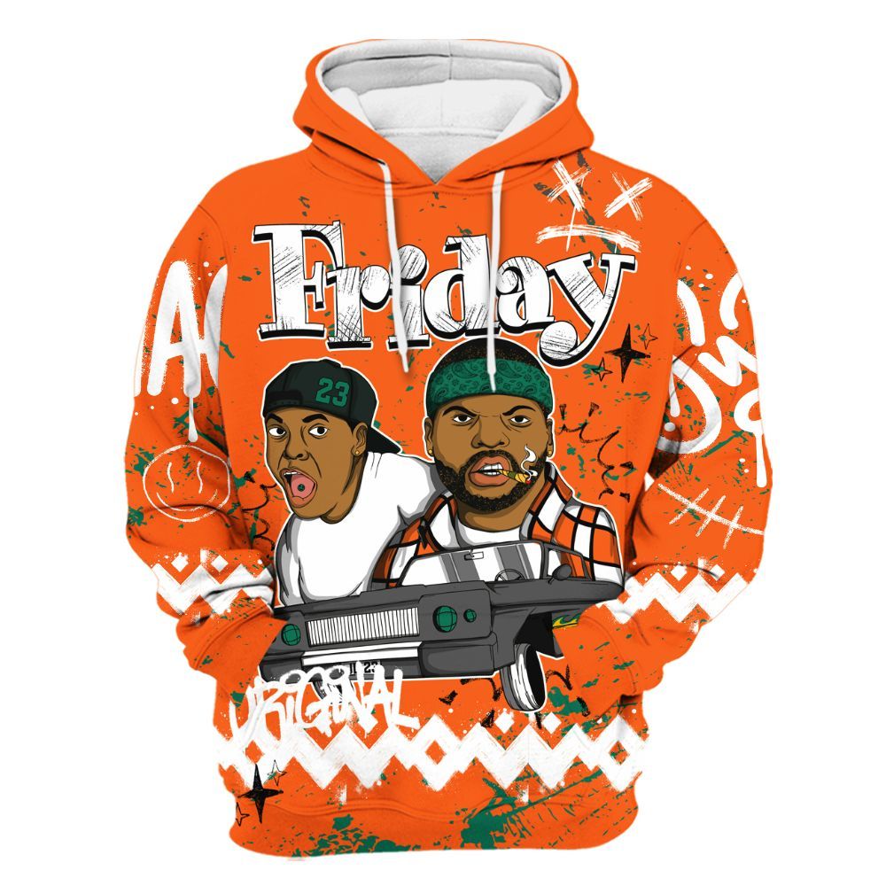 Hoodie To Match SoleFly Sail Gorge Green 3s - Friday Sneaker Crayon All Over Print