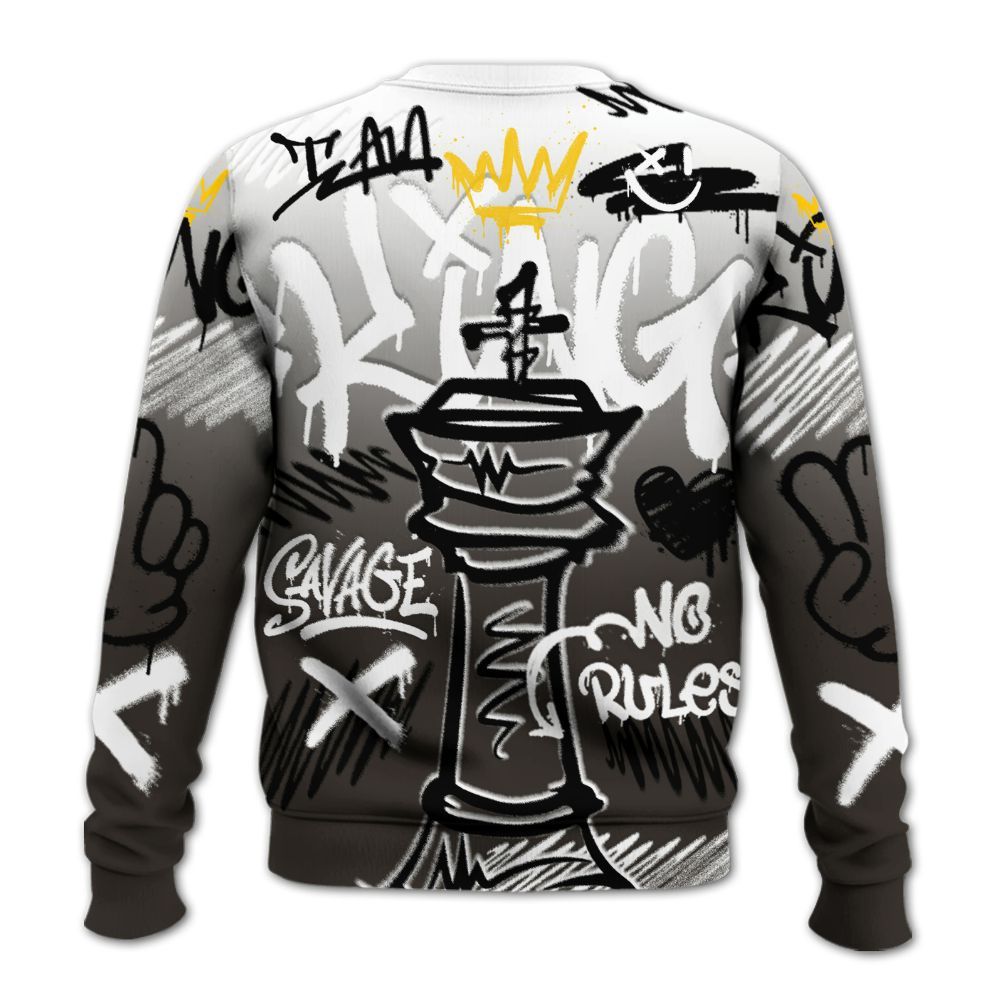 Sweatshirt To Match Baroque Brown 12s - Street King Chess Streetwear All Over Print