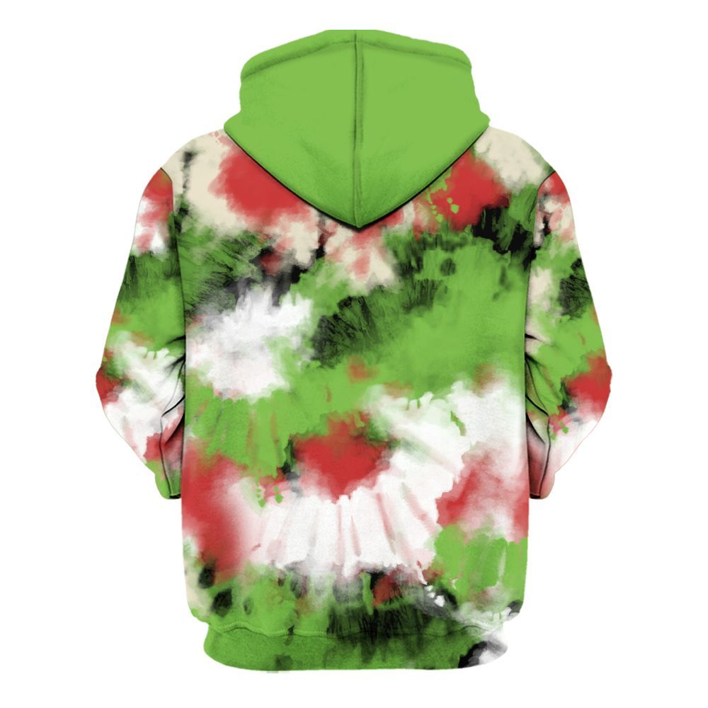 Hoodie To Match Air Max Waffle SP Action Green - Tie Dye FK Around Find Out All Over Print