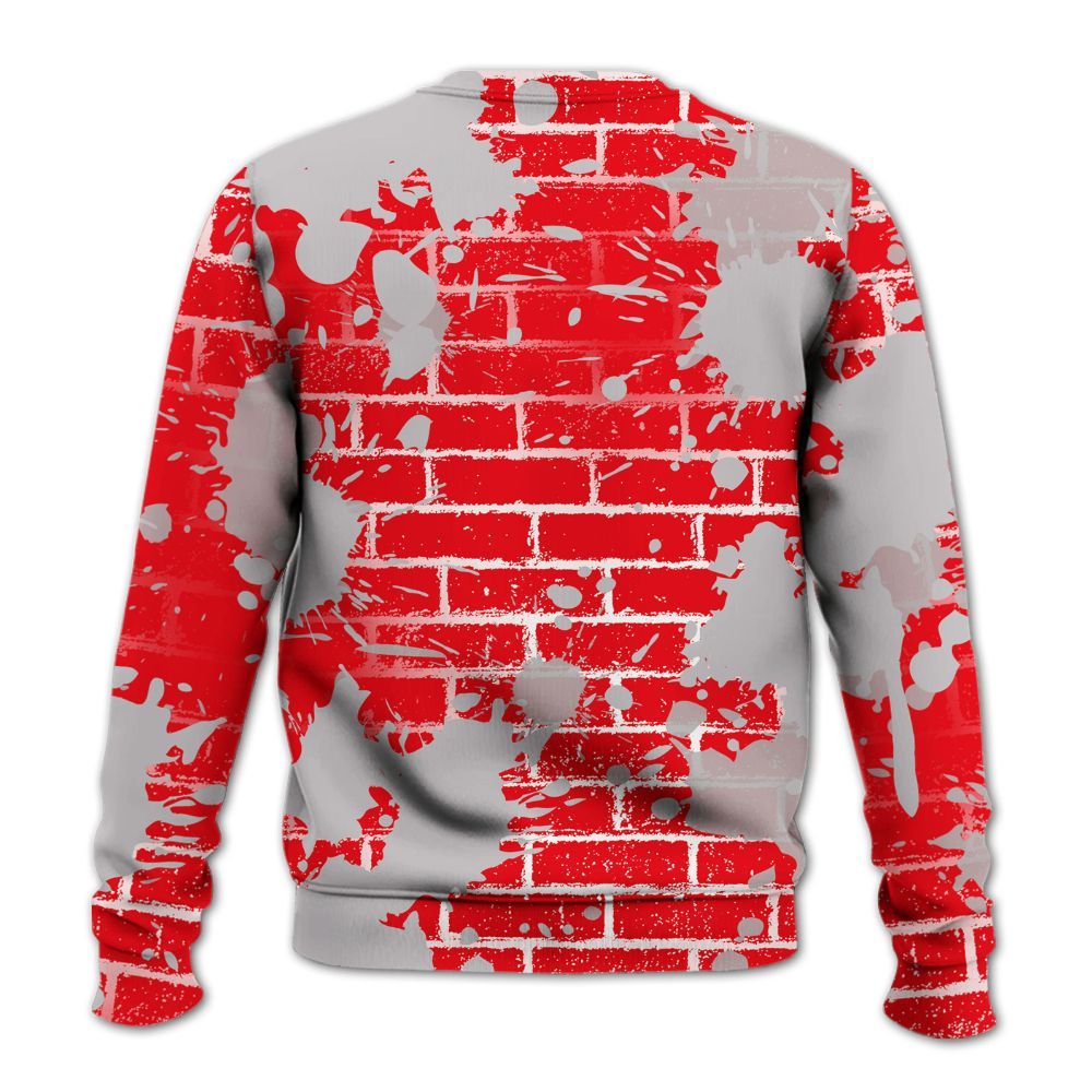 Sweatshirt To Match Air Max 1 Low Poly - Seeya Skeleton Brick All Over Print