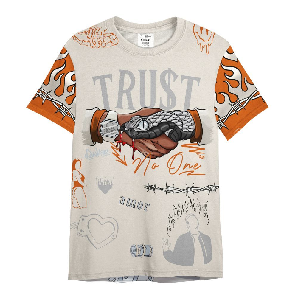 Shirt To Match SE Craft 5s - Snake Trust No One All Over Print
