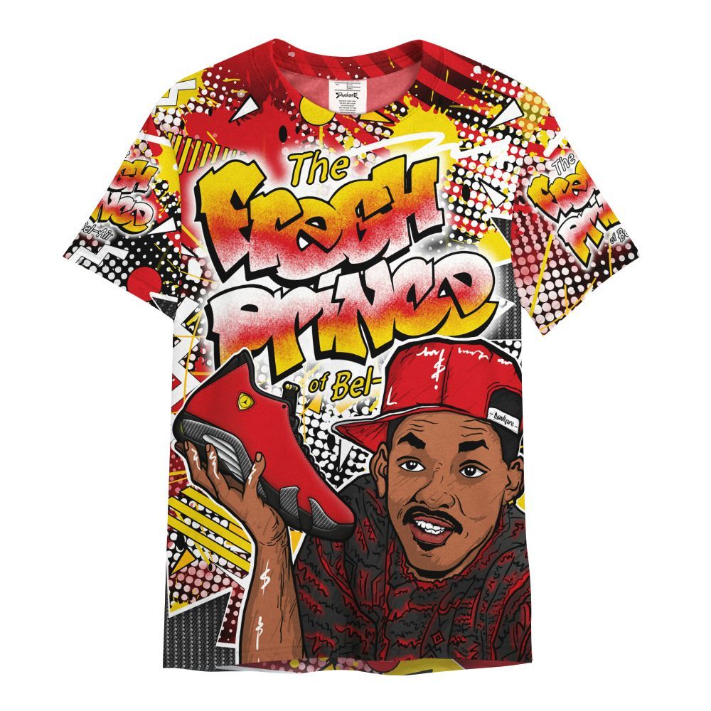 Shirt To Match Ferrari 14s - Fresh Sneaker 90s All Over Print