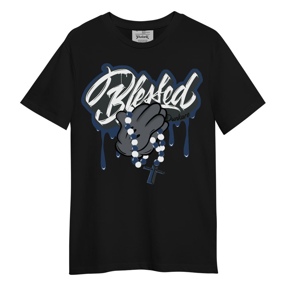 Shirt To Match Flint Grey 9s - God Blessed Drip Graphic