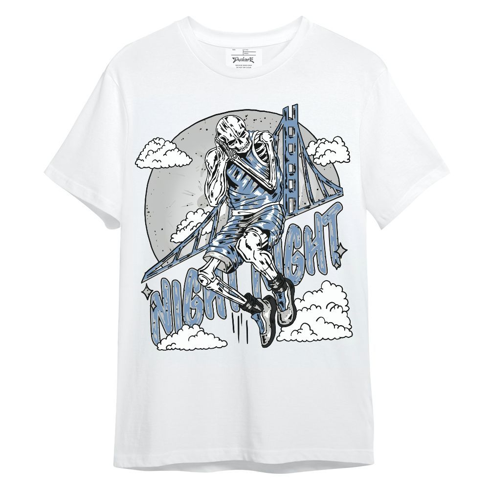 Shirt To Match University Blue 4s - Seeya Skeleton Unisex Shirt