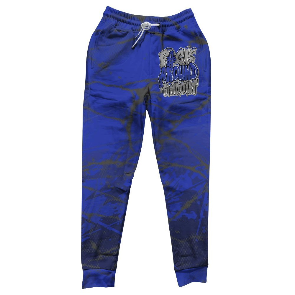Sweatpant To Match Air Max Plus Black Racer Blue - F Around Find Out Graphic Profound All Over Print