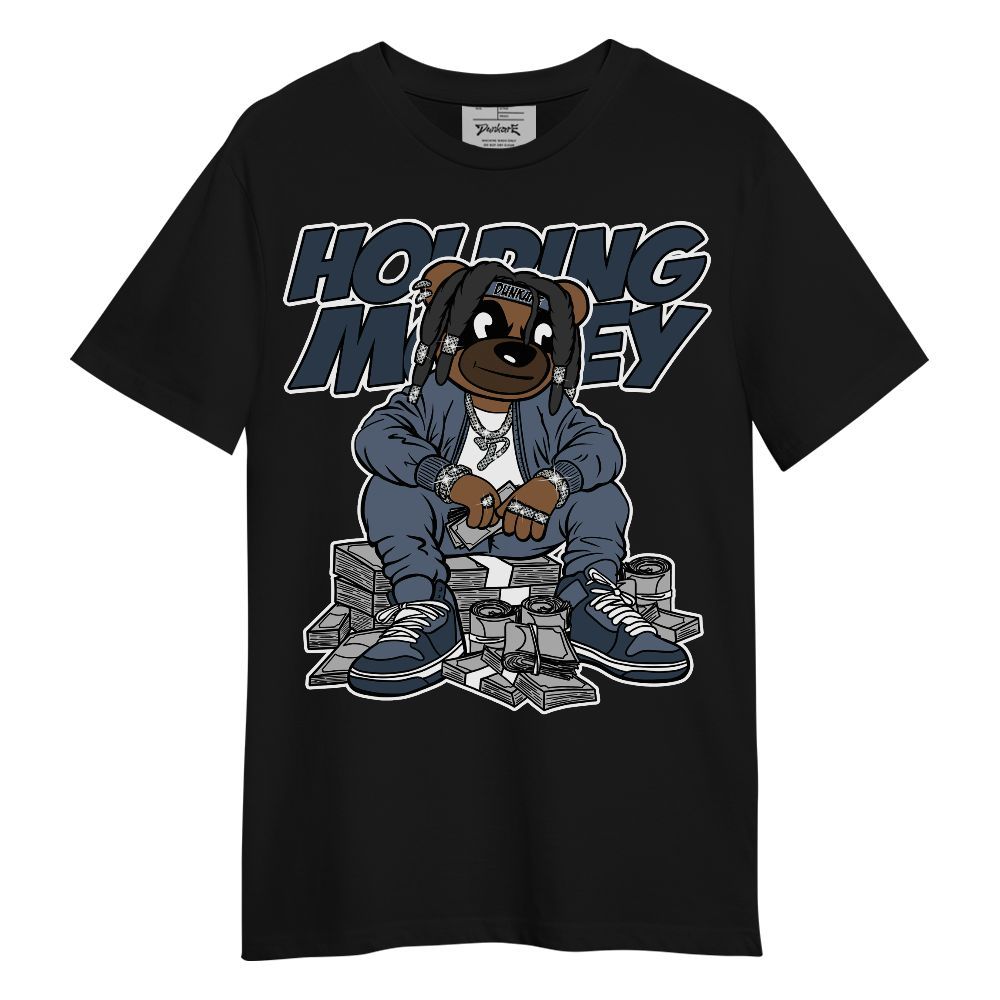 Shirt To Match Low Diffused Blue 11s - Possessing Moneys Bear Unisex Shirt