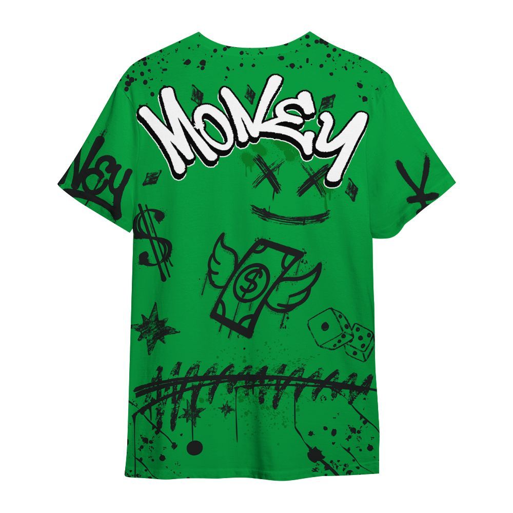 Shirt To Match Low Lucky Green 1s - Everybody Paid In Full Crayon All Over Print