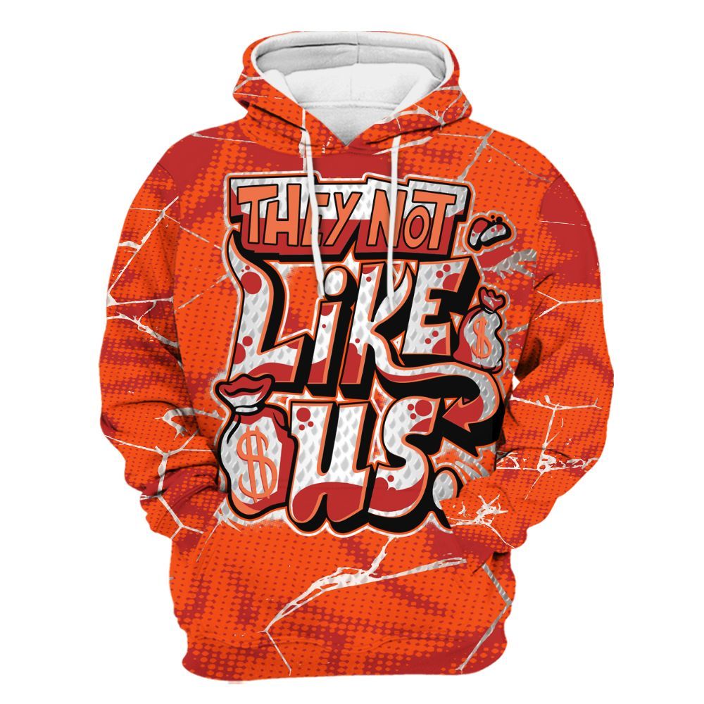 Hoodie To Match Kobe 6 Protro Total Orange - Dislike Us Crack All Over Print