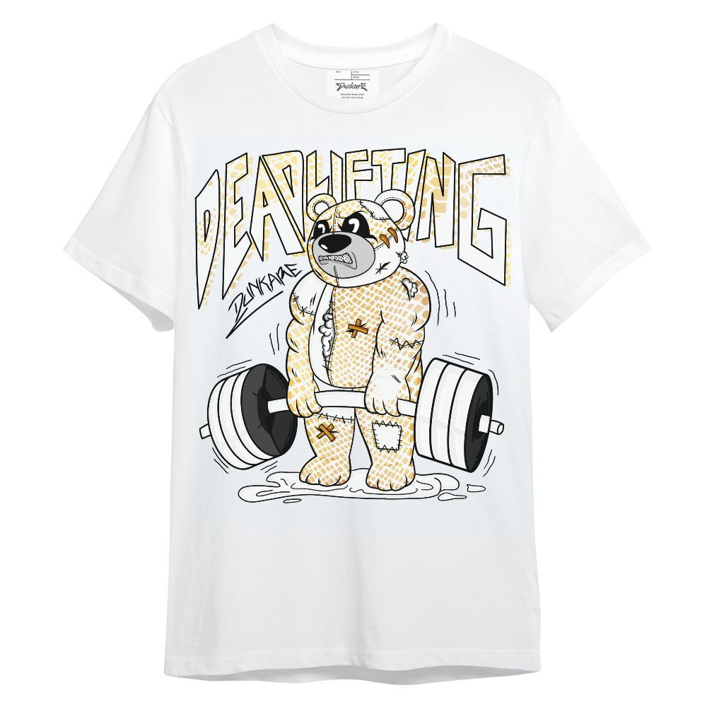 Shirt To Match Low Yellow Python 11s - Deadlifting Bear Unisex Shirt