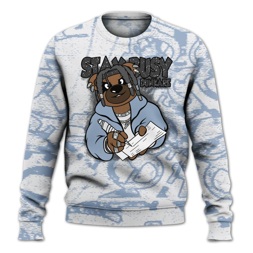 Sweatshirt To Match Reverse Black White 6s - Maintain Activity Bear Avant-Garde All Over Print