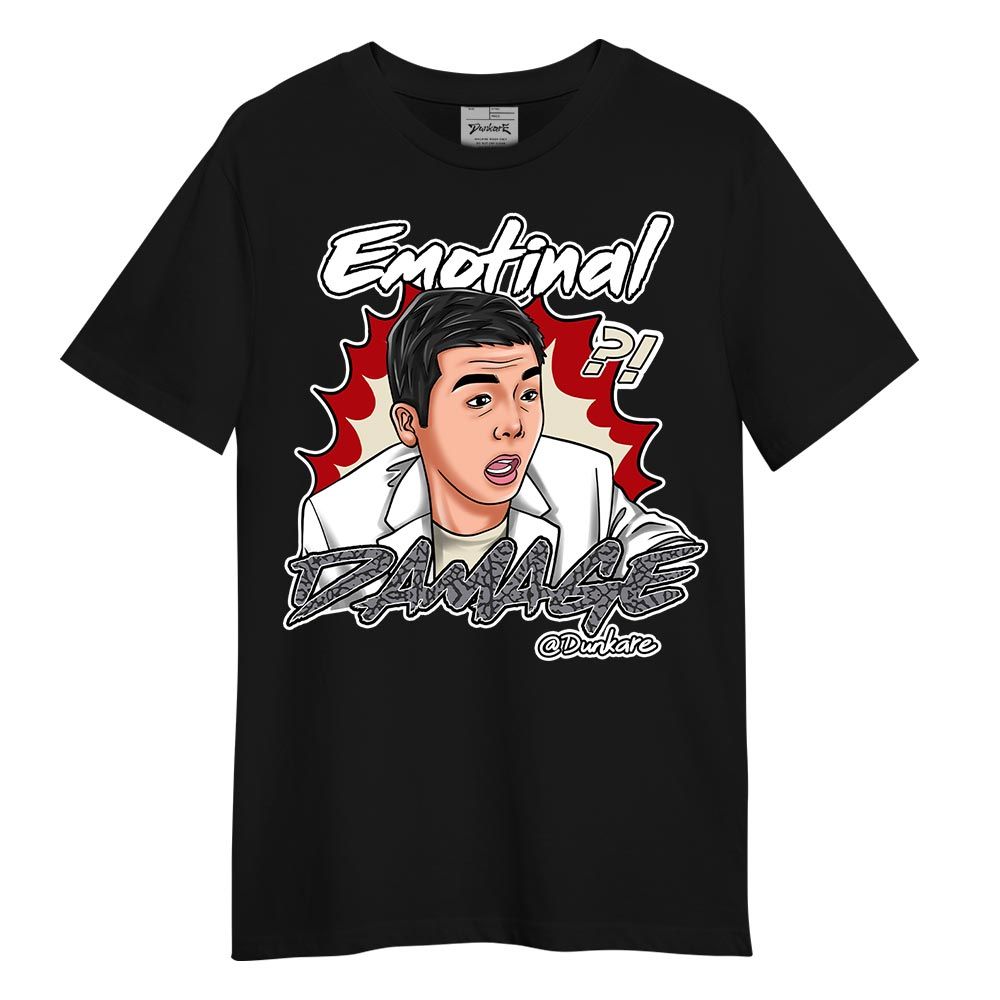 Shirt To Match Cement Grey 3s - Damaged Unique Shirt Unisex