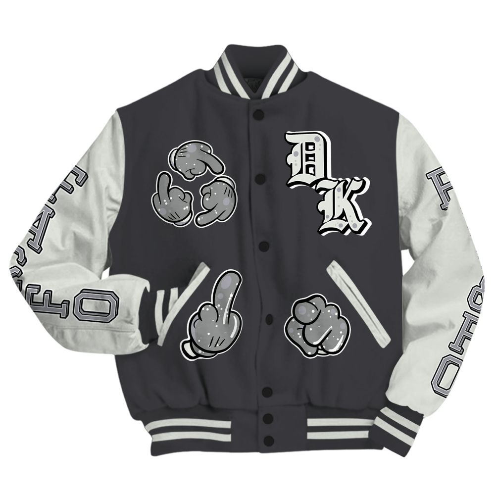 Varsity Jacket To Match Fear 4s - F Around Find Out Graphic All Over Print