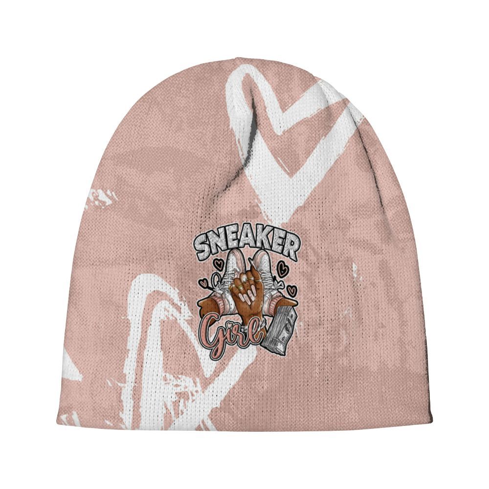 Beanie Hat To Match Low Legend Pink 11s - Sneakerz Girlz Heart Grunge Graphic