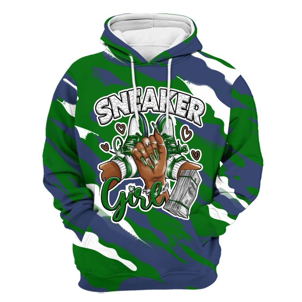 Hoodie To Match Midnight Navy 13s - Sneakerz Girlz Colored All Over Print