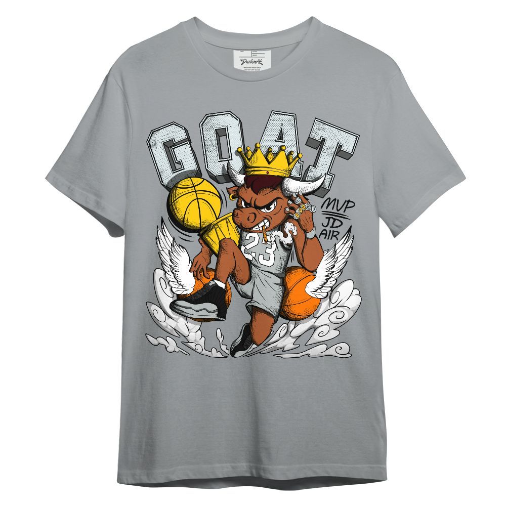 Shirt To Match Black Wolf Grey 12s - FlightMan Number 23 G.O.A.T Unisex Shirt