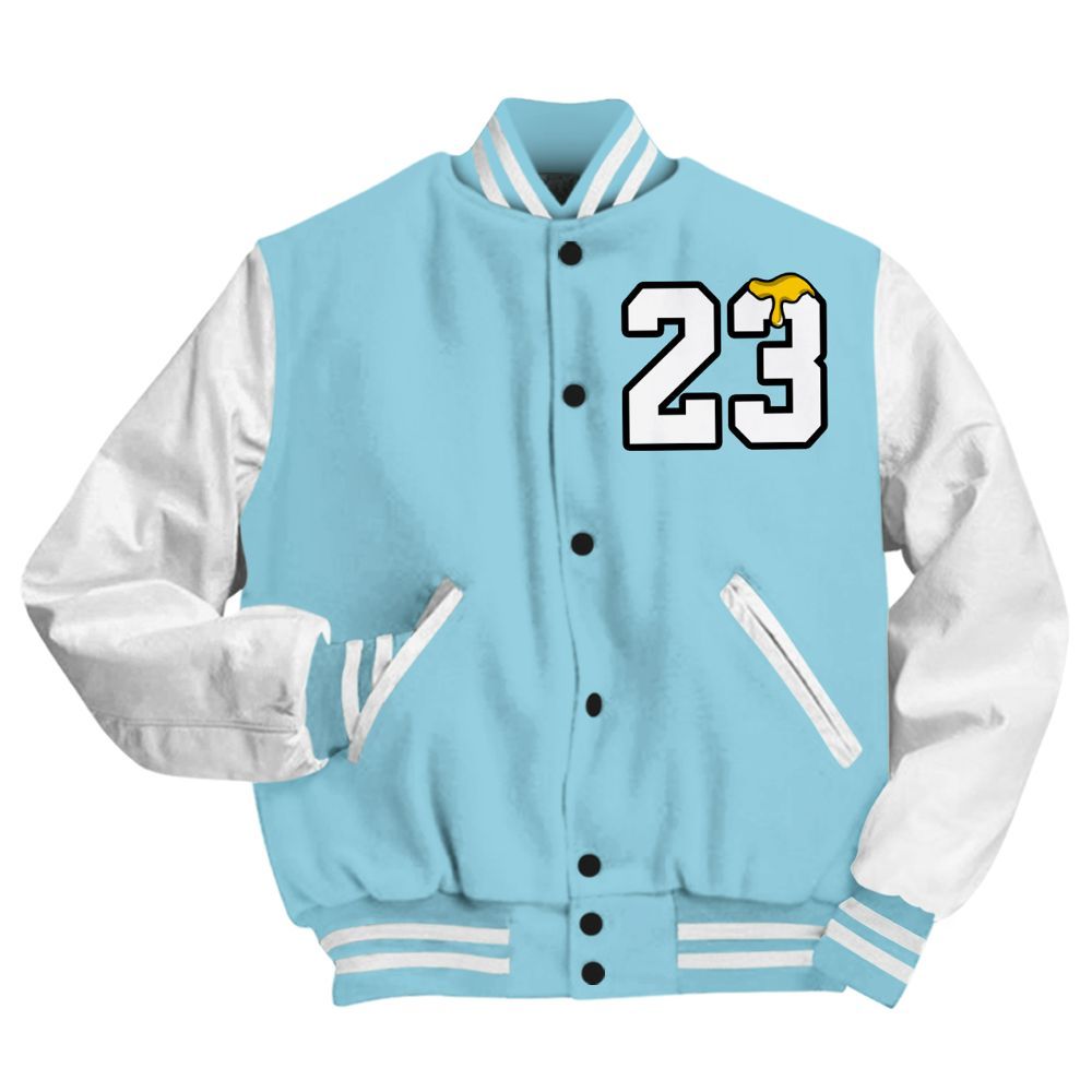 Varsity Jacket To Match Dunk High Homer Simpson - Custom Name Number 23 Drip All Over Print