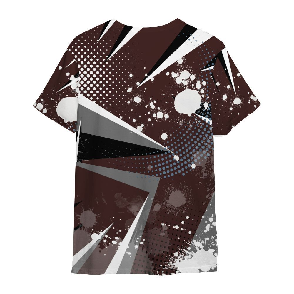 Shirt To Match Burgundy 5s - Poly Trust No One Dripping All Over Print