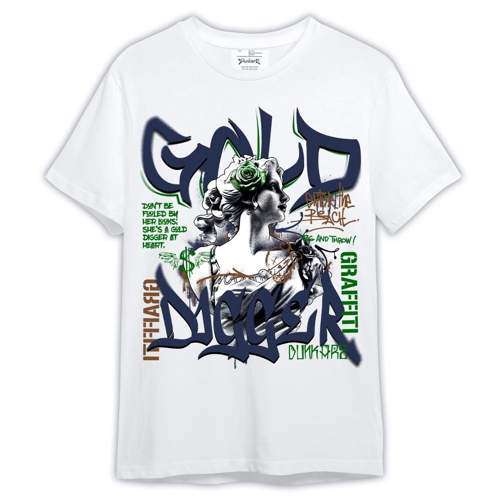 Shirt To Match Midnight Navy 13s - Graphic Gold Digger Shirt Outfit