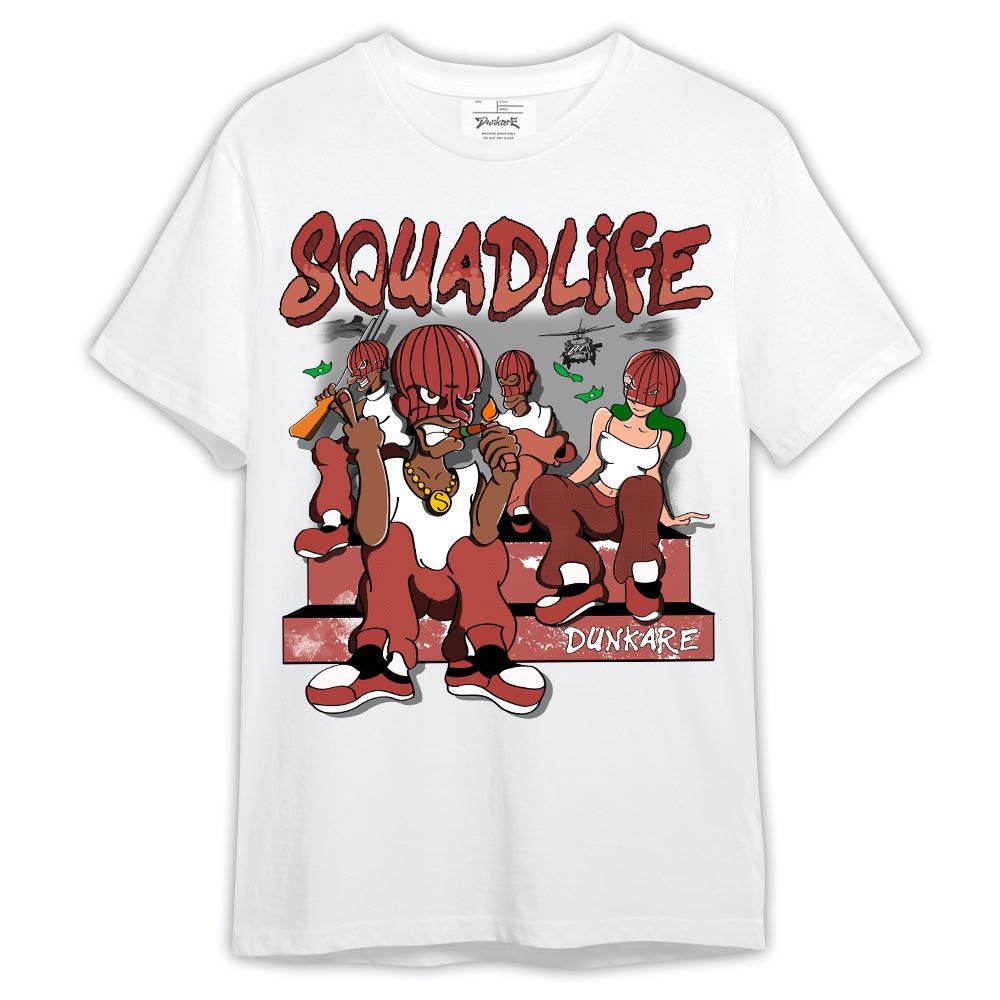 Shirt To Match Dune Red 13s - Squad Life Shirt Outfit 0605 LGH