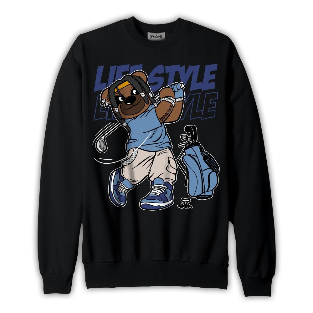 Sweatshirt To match High OG First In Flight 1s Sweatshirt - Way Of Living Bear Graphic