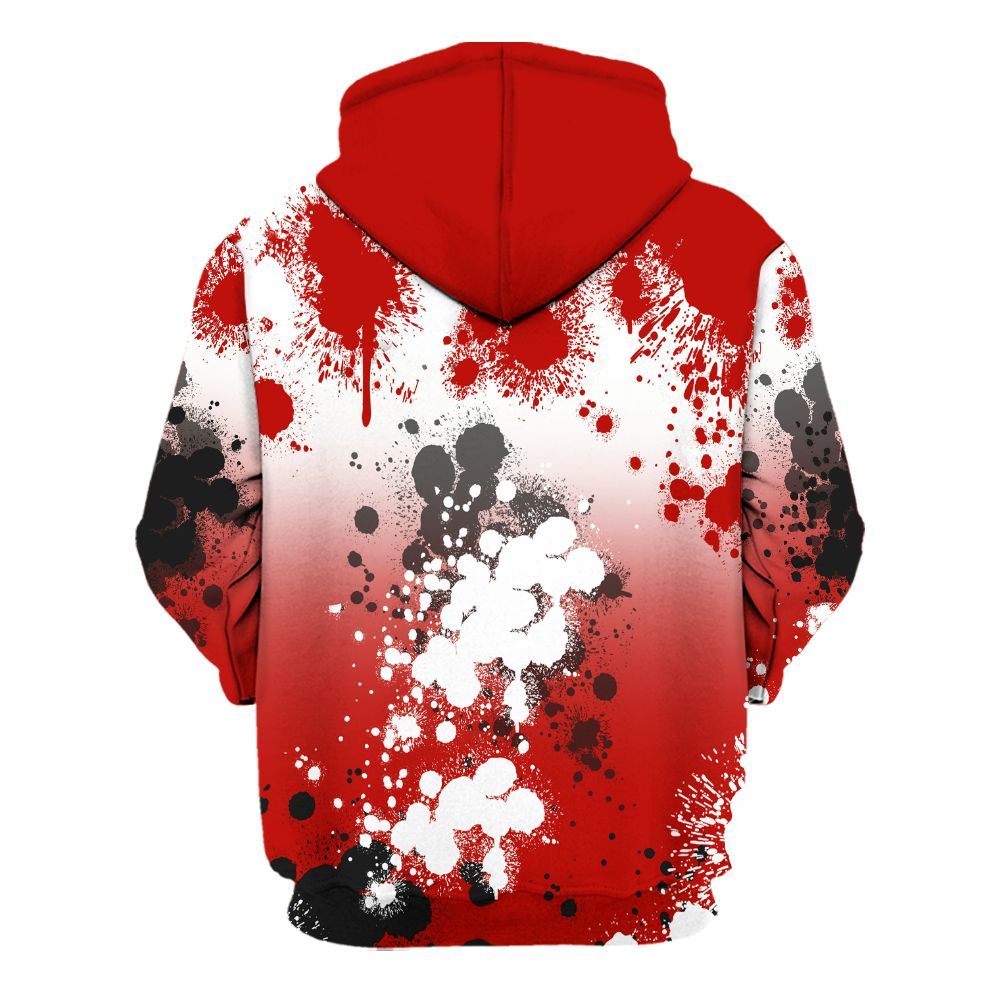 Hoodie To Match OG Fire Red 5s, Trust No One Scary All Over Print