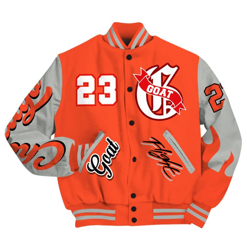 Varsity Jacket To Match Air Max 1 86 Cosmic Clay - The G.O.A.T Flight Streetwear All Over Print