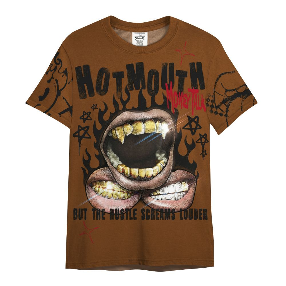 Shirt To Match Archaeo Brown 5s - Mouth Burning Street Style All Over Print