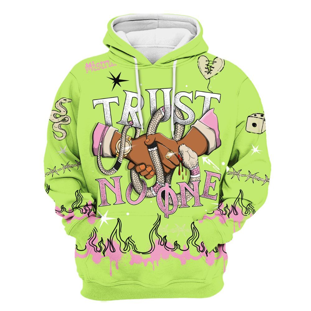 Hoodie To Match Jack Black Night Silver - Trust No One Snake-Bite Doodle Crayon All Over Print