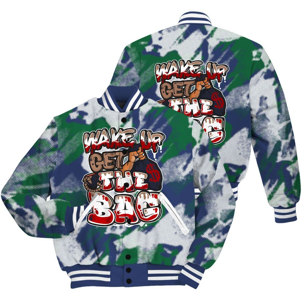 Varsity Jacket To Match Midnight Navy 13s Shirt - Get More Bags Abstract All Over Print