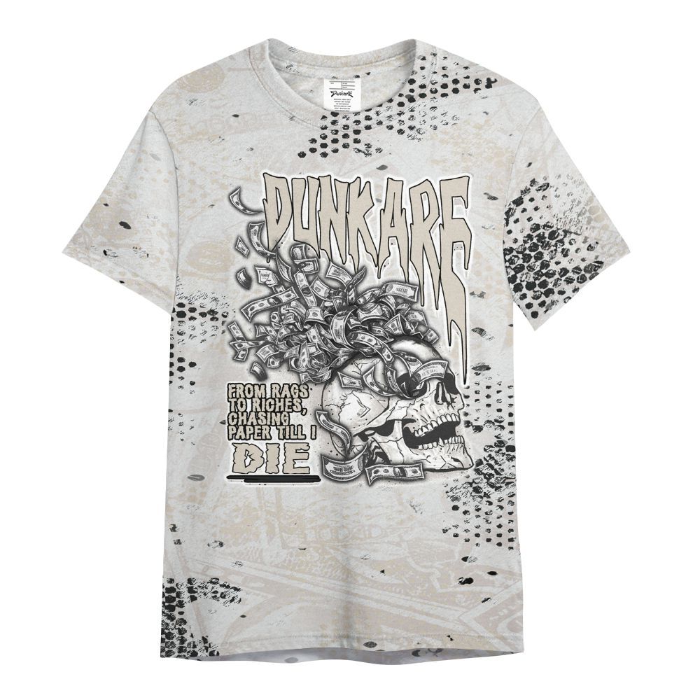 Shirt To Match Retro Reverse Metallic 5s - From Rags To Riches All Over Print