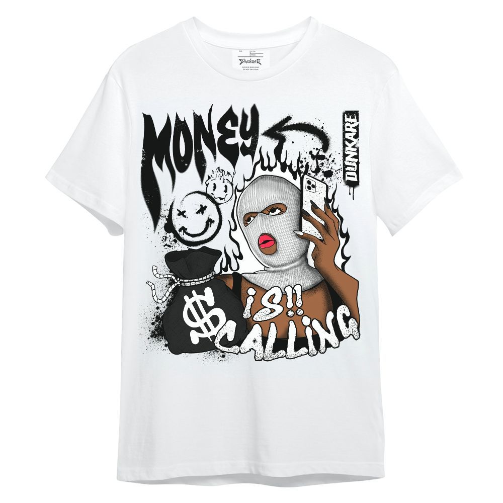 Shirt To Match White Thunder 4s - Money Is Calling Graphic Unisex Shirt