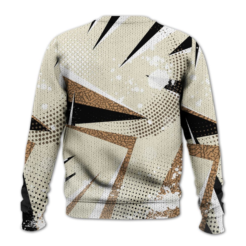 Knitted Sweater To Match Orewood Brown 3s - Poly Trust No One Dripping