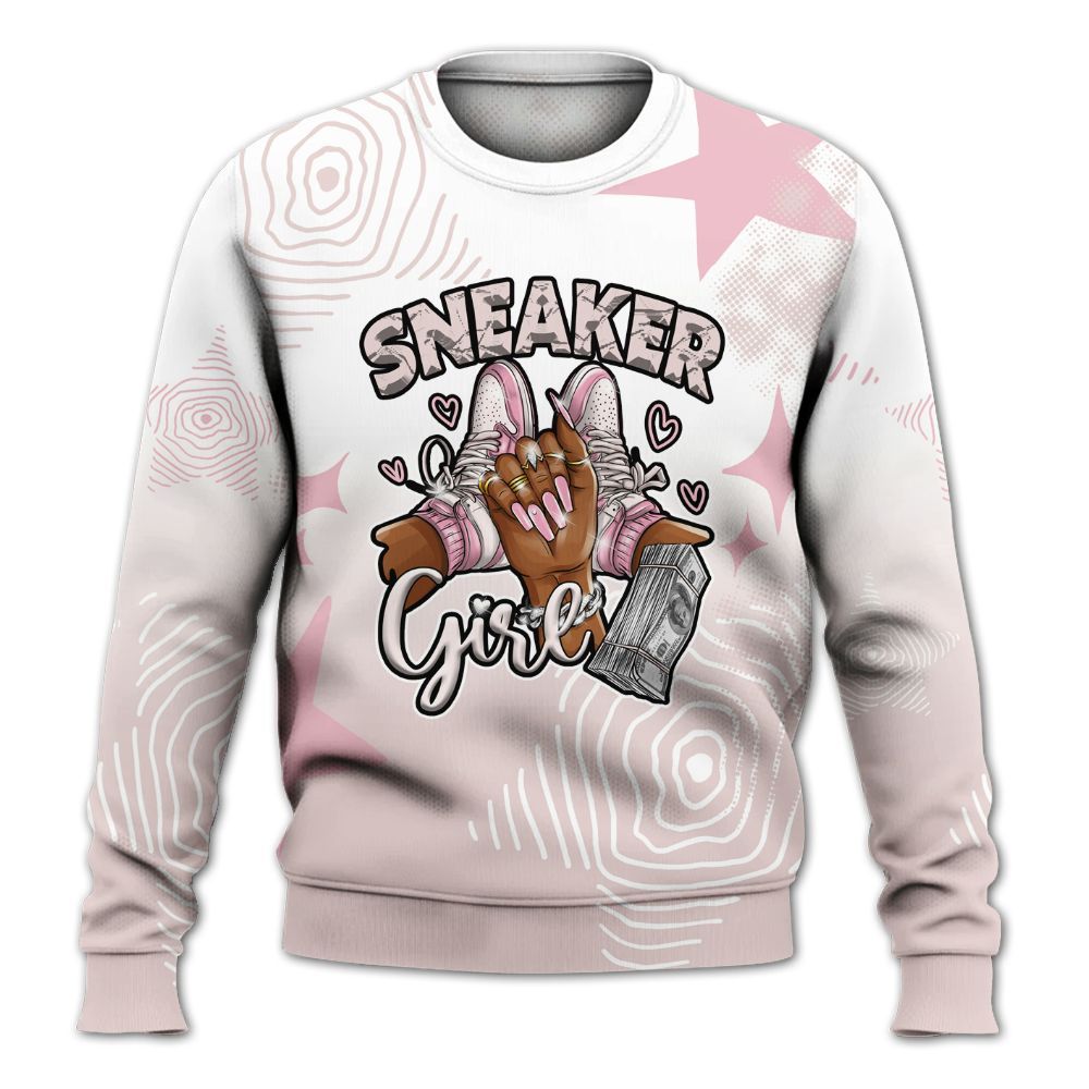 Sweatshirt To Match Dunk Low KD 17 Aunt Pearl - Sneakerz Girlz Unique Starz All Over Print
