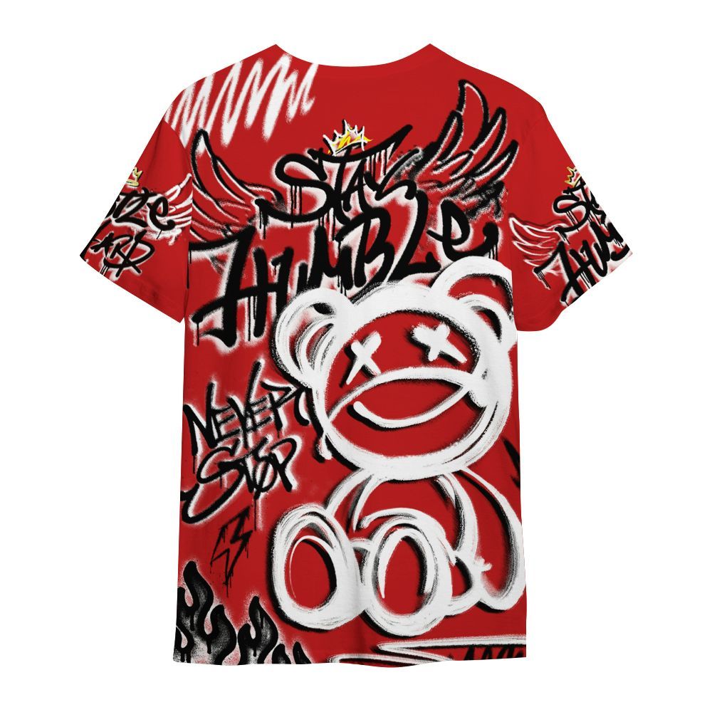 Shirt To Match Bred Reimagined 4s - Humble Drip Streetwear Graffity All Over Print