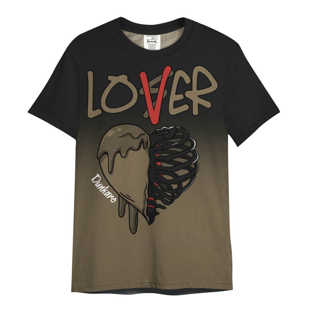 Shirt To Match Olive 9s - Loser Lover Dripping All Over Print