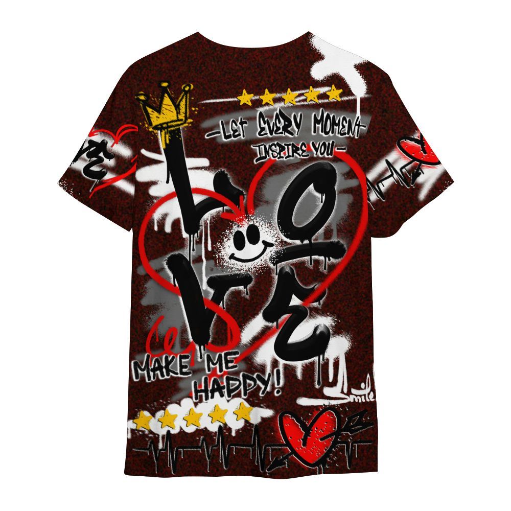 Shirt To Match Air Force 1 Low Halloween Skull 2024 - Happy Love Beats Graffiti Streetwear All Over Print