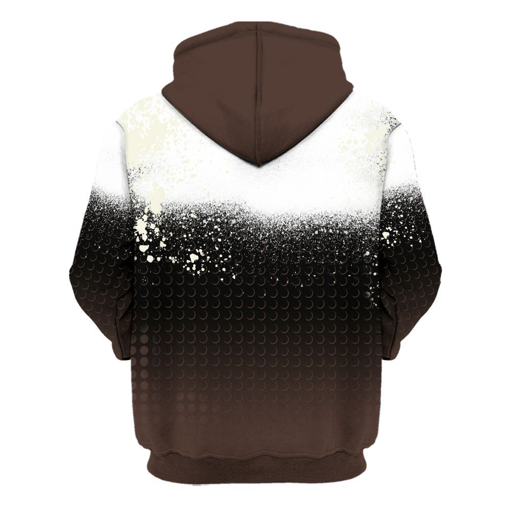 Hoodie To Match SoleFly Cafecito 12s - Halftone Time Is Money All Over Print