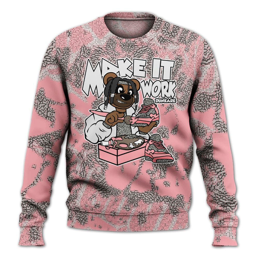 Sweatshirt To Match Retro Wings 3s - Pull It Off Bear Street All Over Print