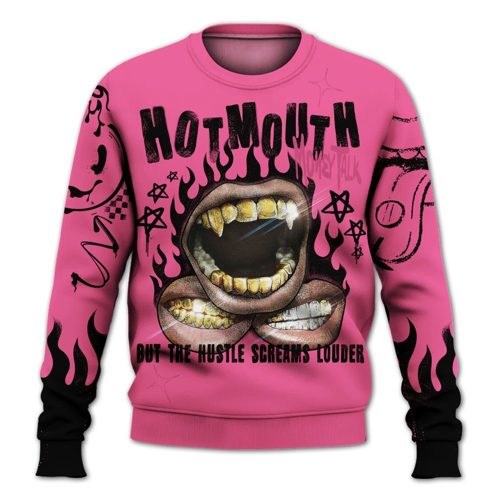 Sweatshirt To Match Air Max SNDR Hyper Pink - Mouth Burning Street Style All Over Print