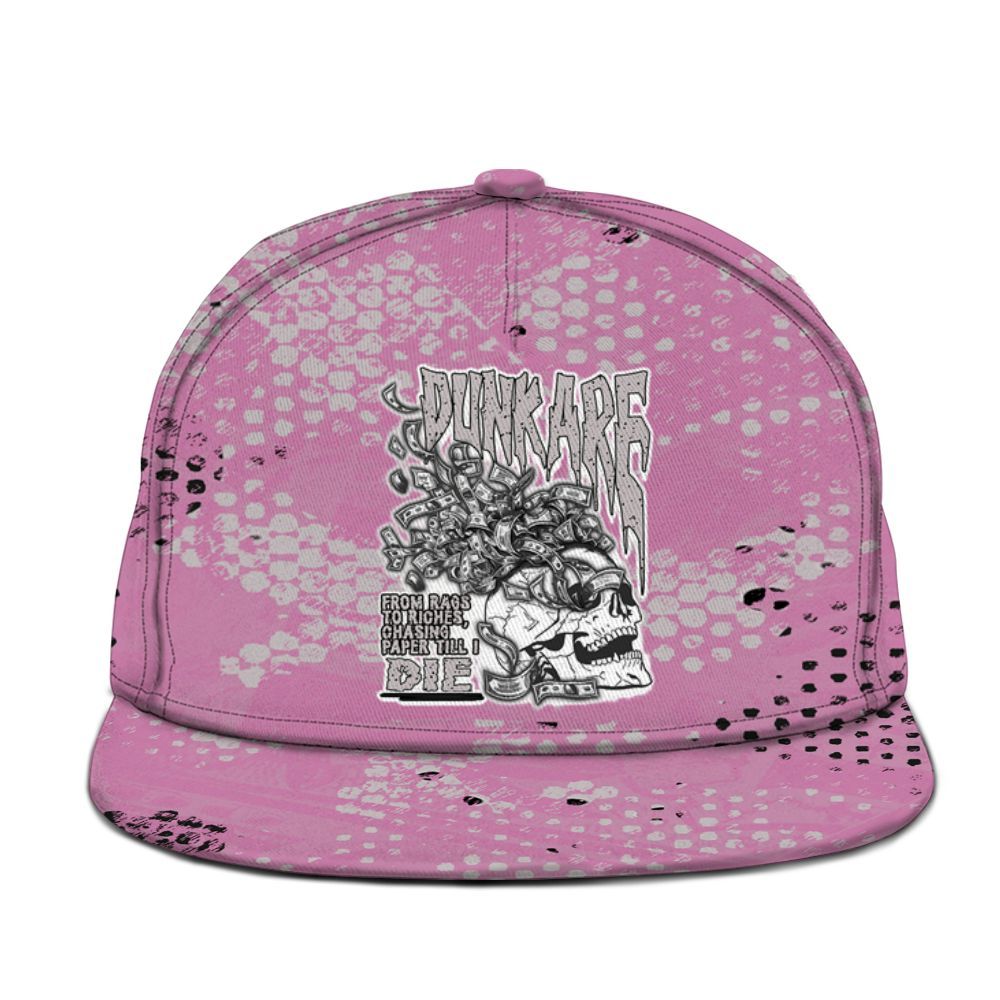 Snapback To Match Neutral Grey Black White Orchid 4s - From Rags To Riches Graphic