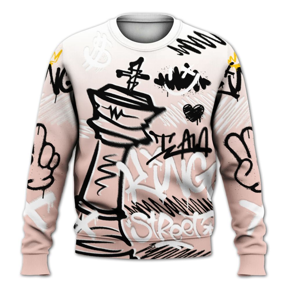 Sweatshirt To Match Low Legend Pink 11s - Street King Chess Streetwear All Over Print
