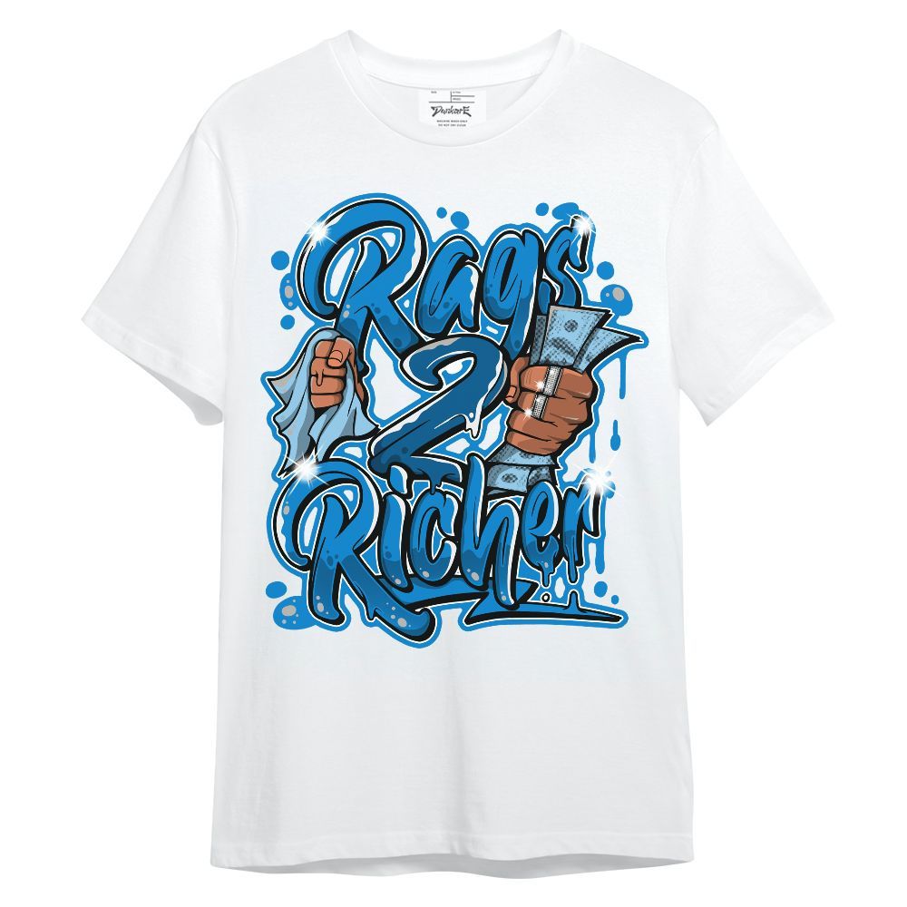 Shirt To Match Industrial Blue 4s - Rag 2 Rich Graphic Unisex Shirt