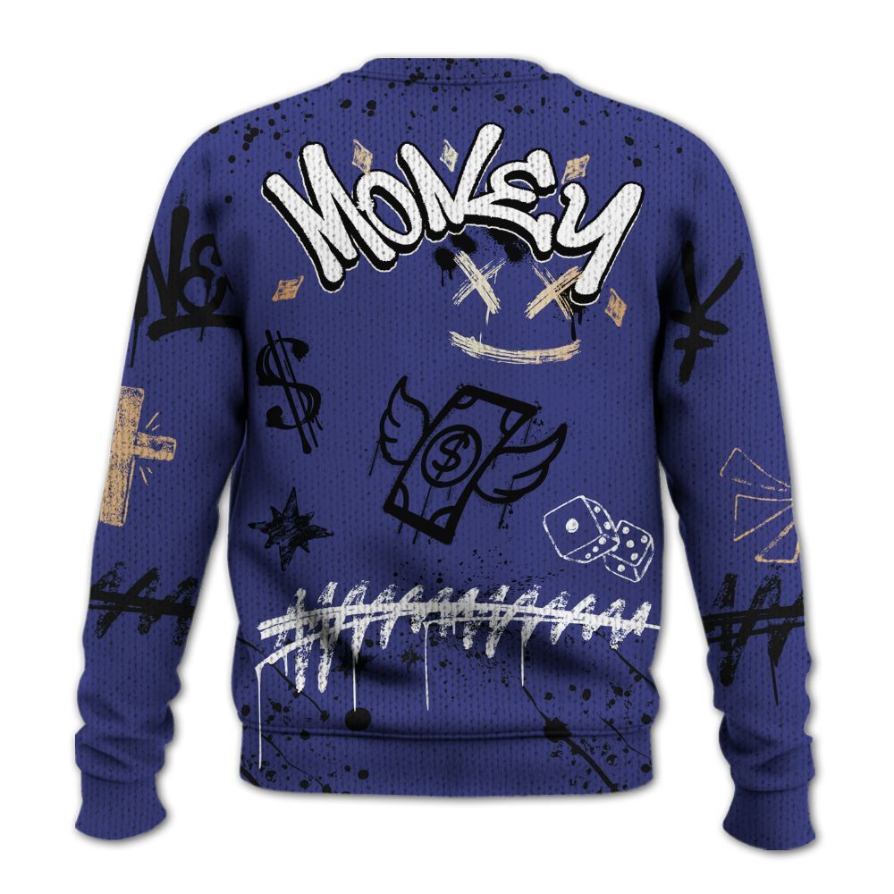 Sweater To Match JM Pro Black Concord - Everybody Paid In Full Crayon Graphic