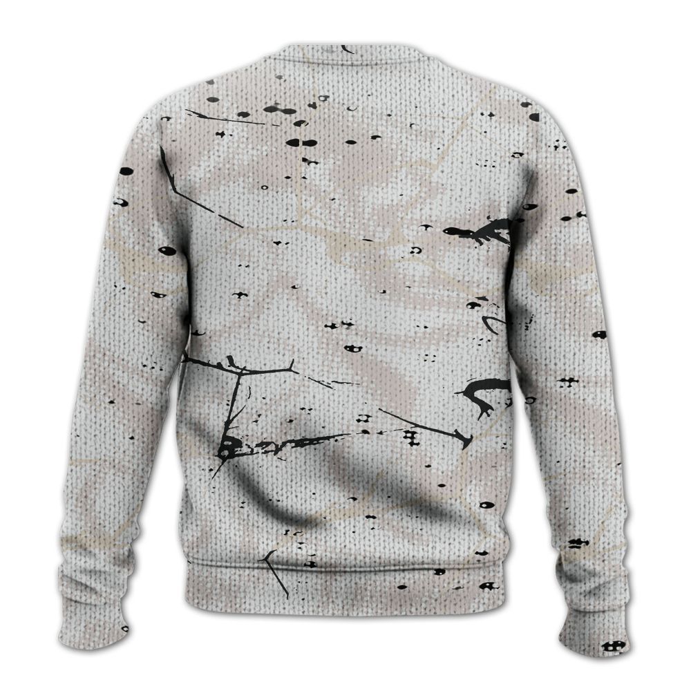 Knitted Sweater To Match Retro Reverse Metallic 5s - Dislike Us Graphic