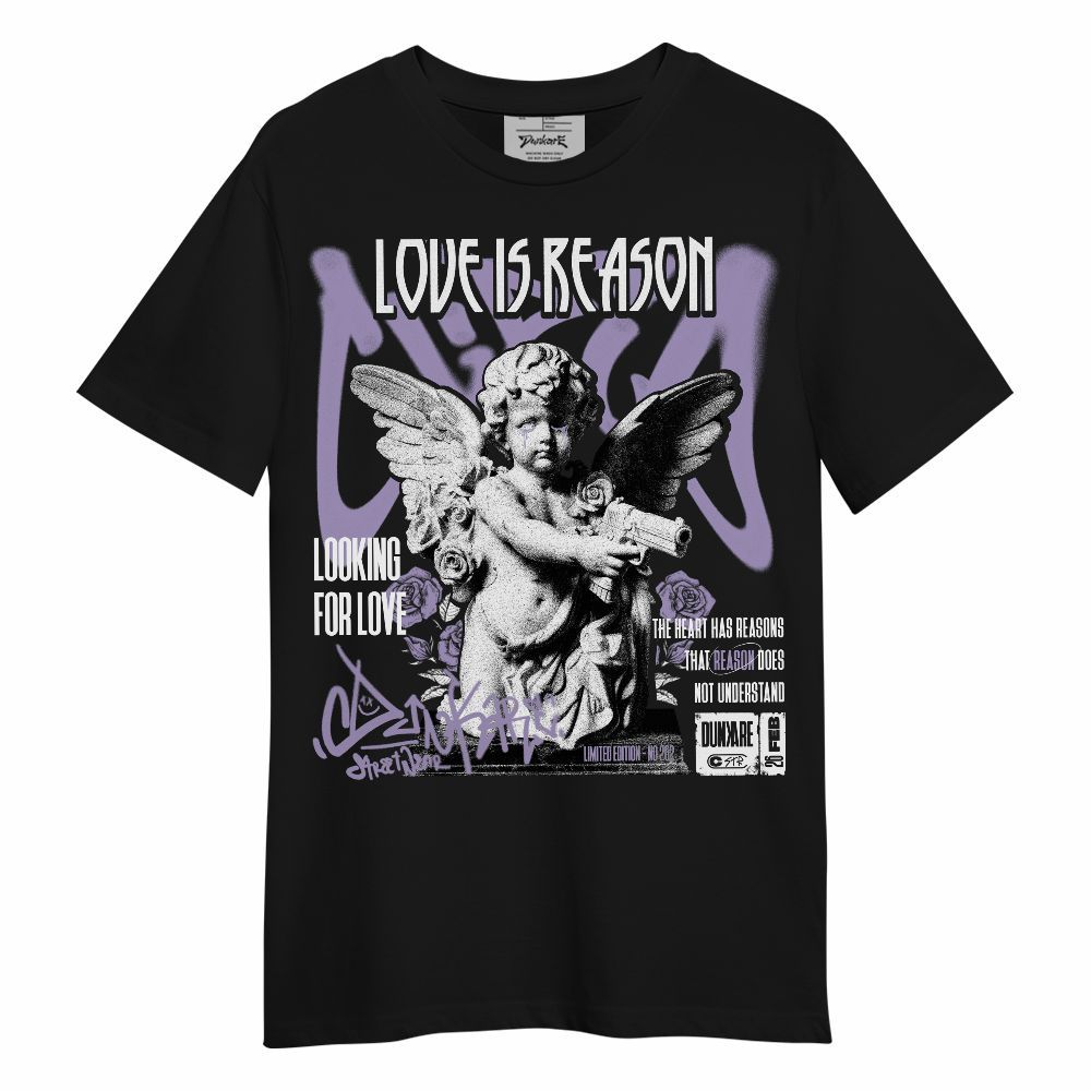 Shirt To Match Low Pure Violet 11s - Love Is Reason Unisex Shirt