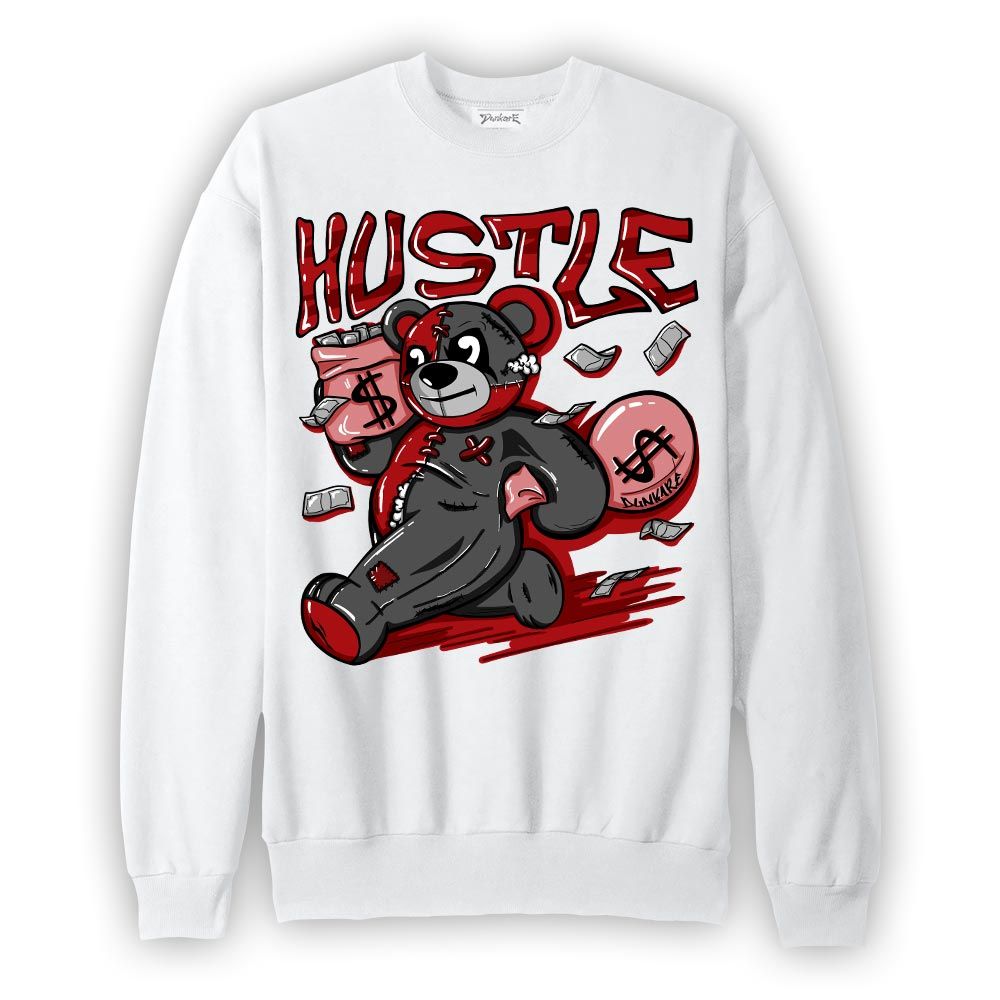 Sweatshirt To match Red Taxi 12s Sweatshirt - Hustles Bear Graphic