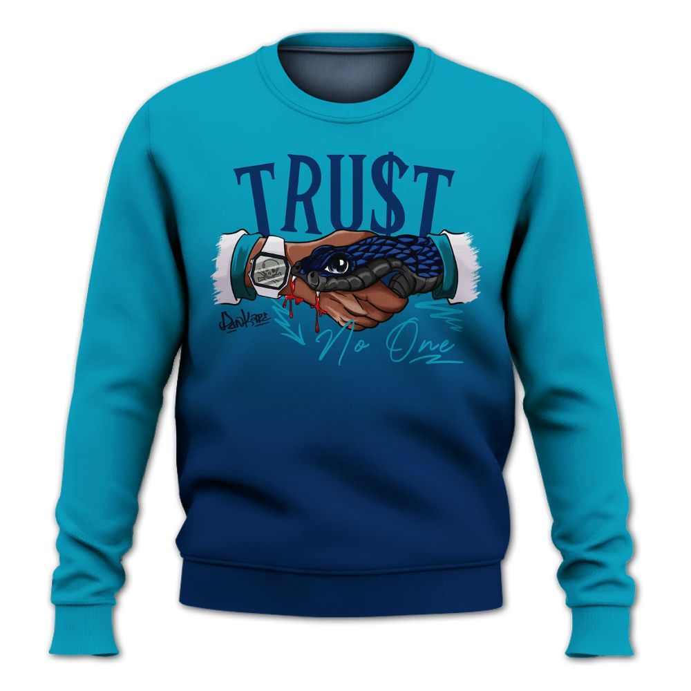 Sweatshirt To Match Kobe 5 X-Ray - Snake Trust No One Drip All Over Print