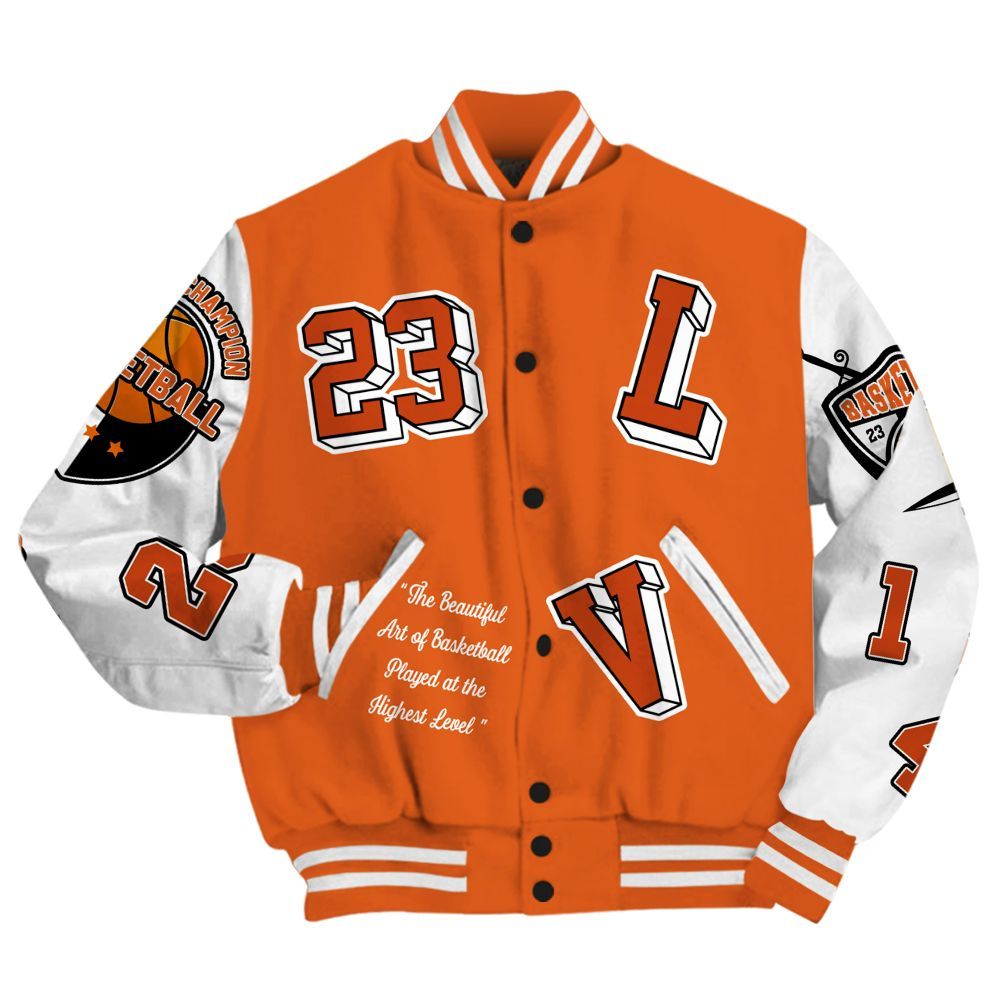 Varsity Jacket To Match High OG Starfish 1s - The GOAT Got Em Streetwear All Over Print