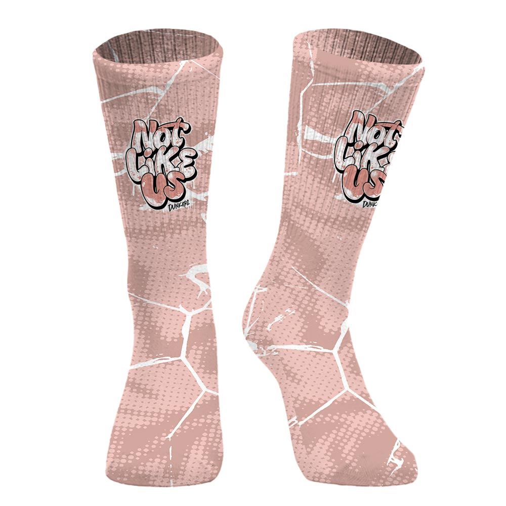 Sock To Match Low Legend Pink 11s - None Like Us Graphic